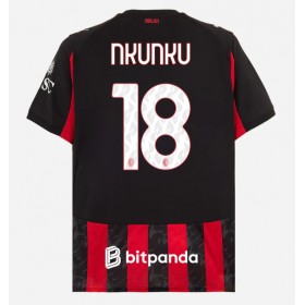 AC Milan Christopher Nkunku #18 Hemmakläder 2025-26 Kortärmad